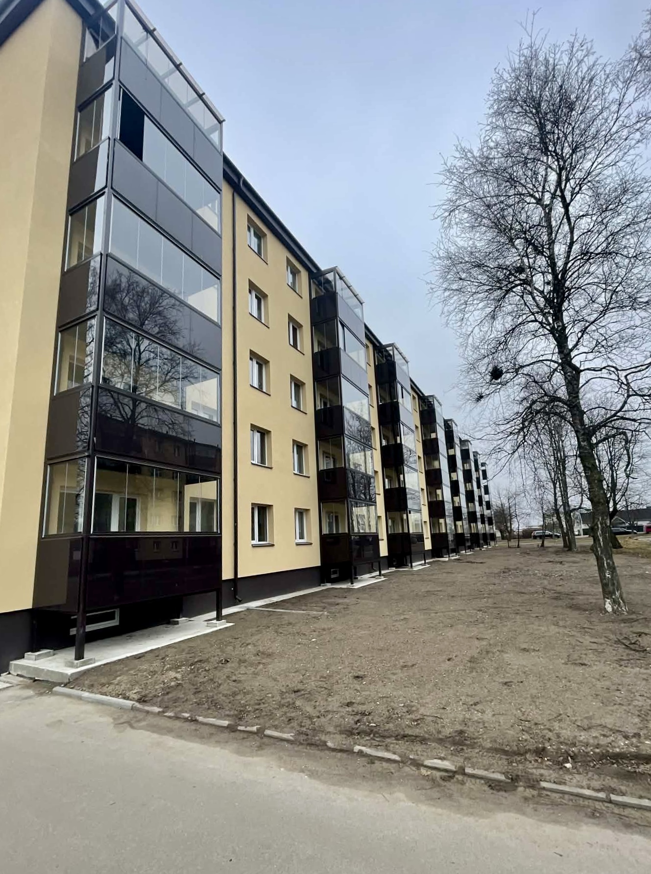 Klaasrõdupiire, rõduklaasid ja -katused, Tallinn